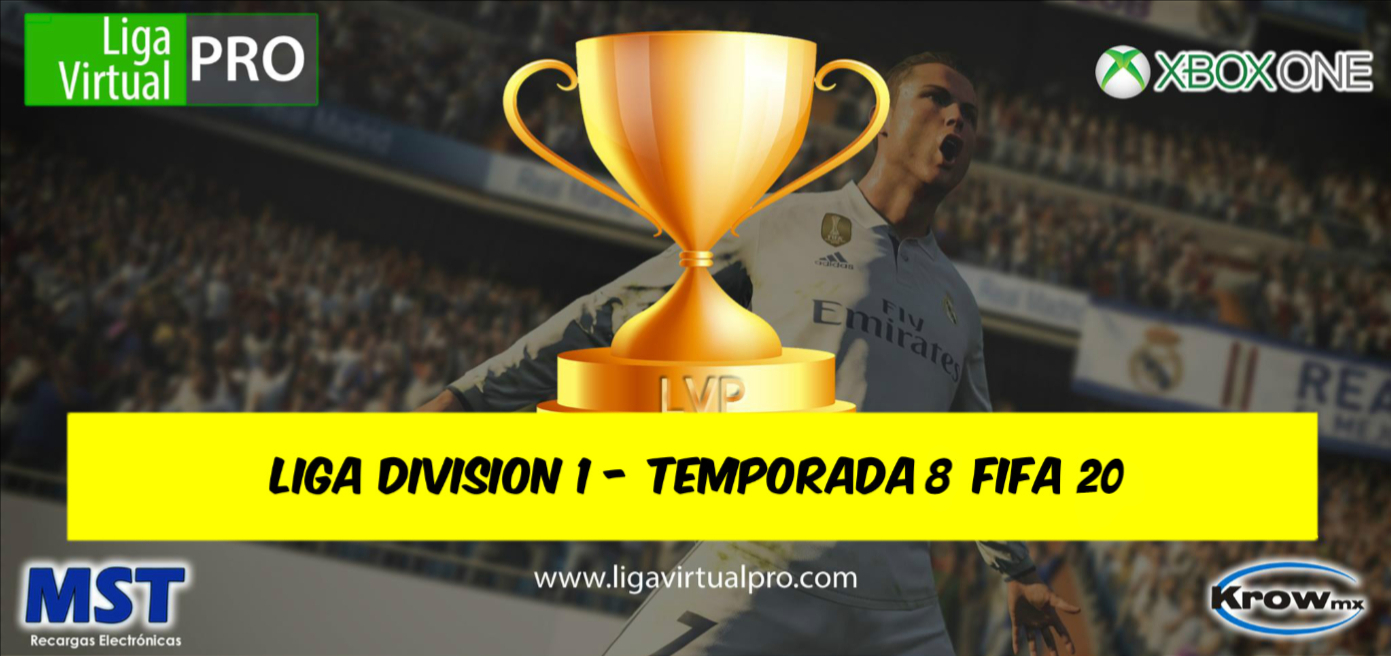 Logo-LIGA DIVISION 1 - TEMPORADA 8 FIFA 20